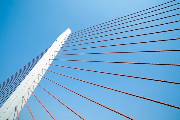 Пирс подвесного моста — стоковое фото