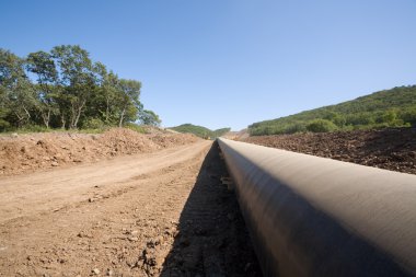 New oil pipeline clipart