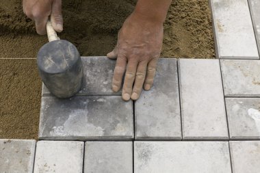 Paving blocks clipart