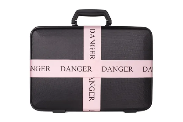 Danger suitcaise — Stock Photo, Image
