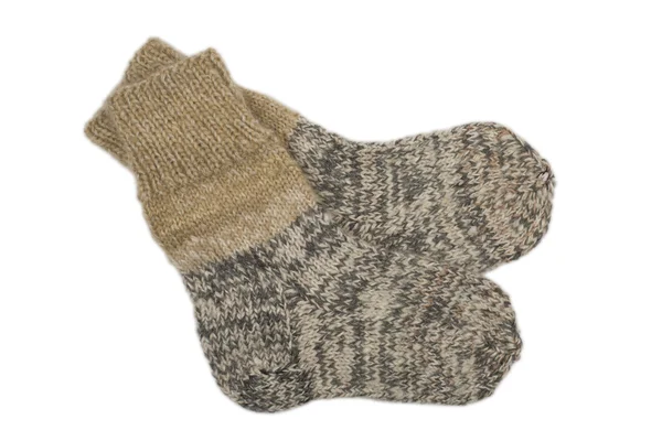 Knitting socks — Stock Photo, Image