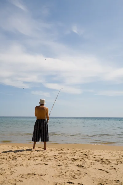 漁師と海 — ストック写真