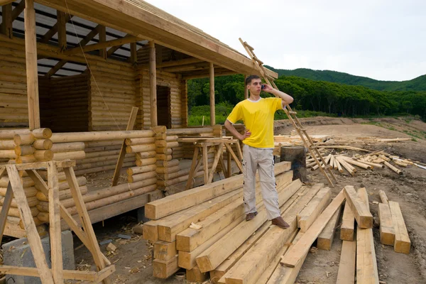 Construction of a new camping — Stock Photo, Image