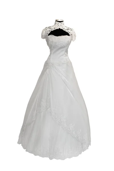 Wunderschönes Hochzeitskleid — Stockfoto