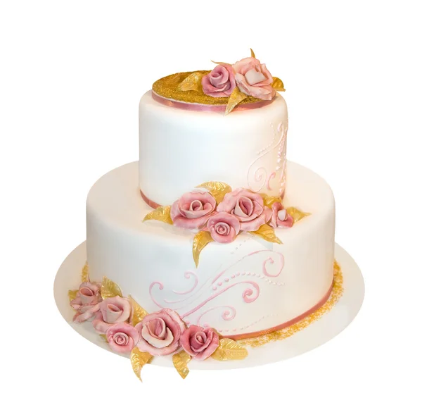 Esküvői torta Stock Kép