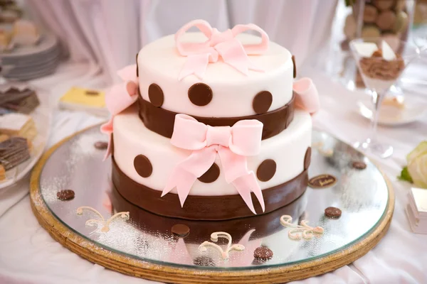 Esküvői torta Stock Fotó