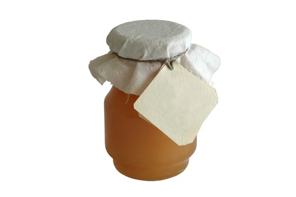 金黄蜂蜜罐 — 图库照片