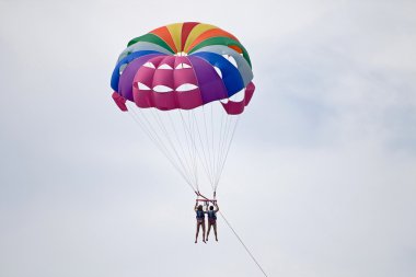 Parasailing clipart