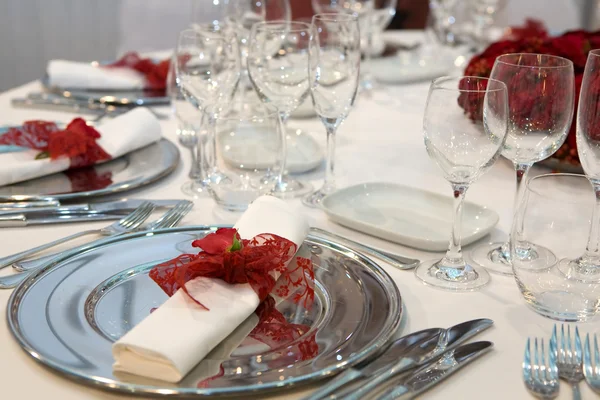 Bruiloft diner — Stockfoto