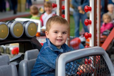 Cute toddler boy clipart