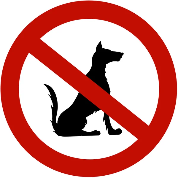 Restricted for dogs — Stock Photo, Image
