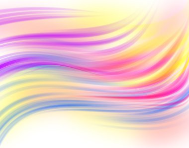 Beautiful color background - wave clipart