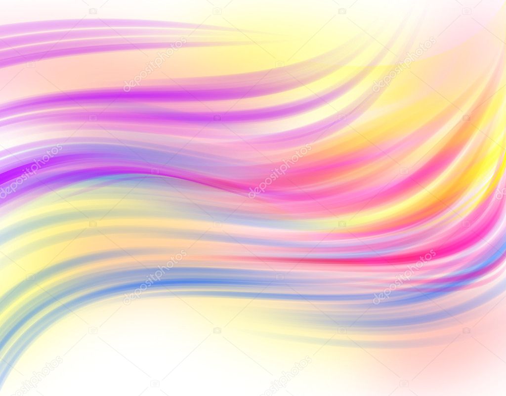 Beautiful color background - wave