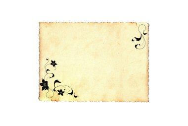 Decorative old paper clipart