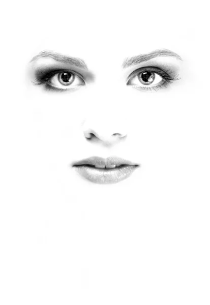 kadının beyaz yüz