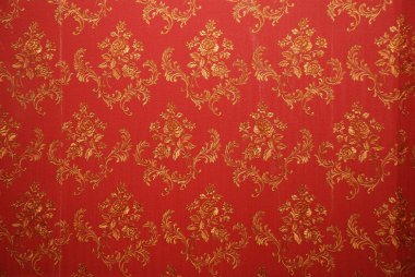 Red old wallpaper clipart