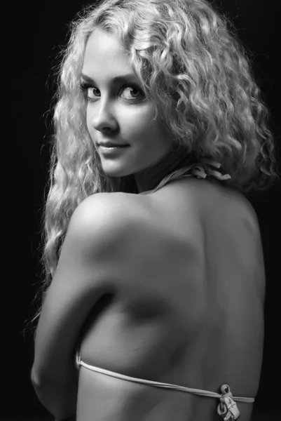 아름다운 금발 여인 — 스톡 사진