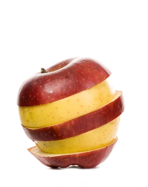 Elma dilimleri — Stok fotoğraf