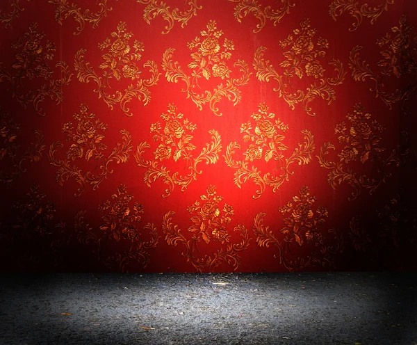 Czerwony stary tapeta — Zdjęcie stockowe