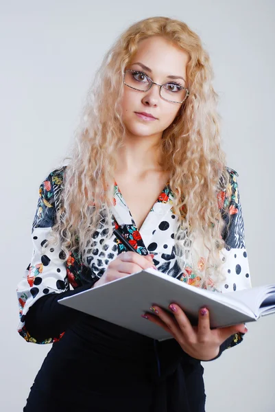 The young business woman — Stock Photo, Image