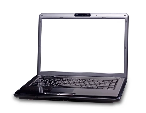 Laptop hitam — Stok Foto