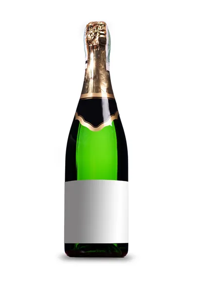 Пляшка шампанського — стокове фото