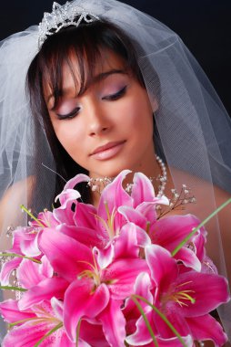 Young bride clipart