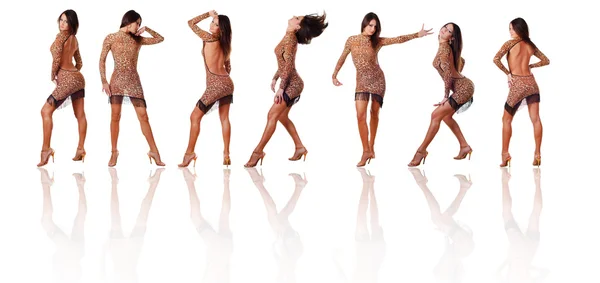 Seven dancers — Stock Photo, Image