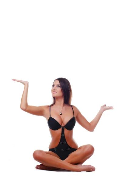 Woman yogi — Stock Photo, Image