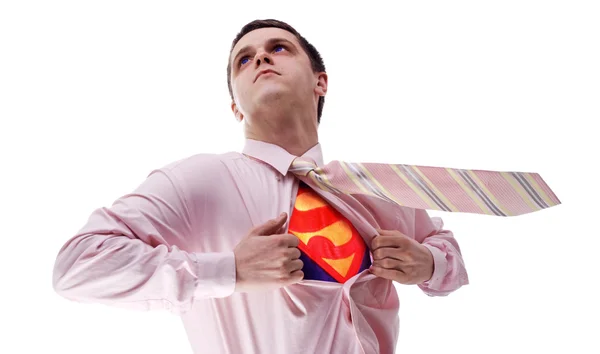 Super-herói atraente — Fotografia de Stock