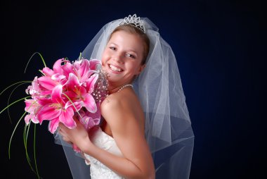 Young bride clipart