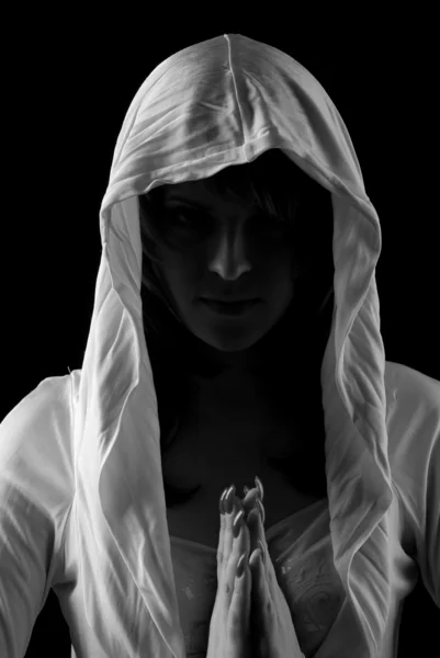 여자 후드 — 스톡 사진