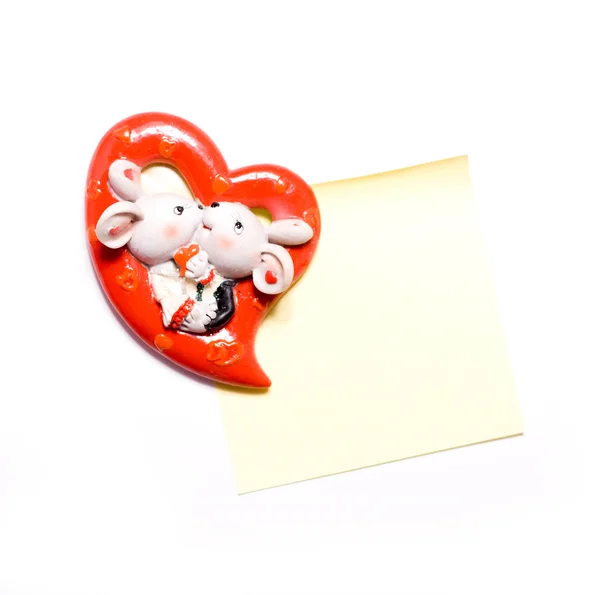 Heart with mouses — Stock fotografie