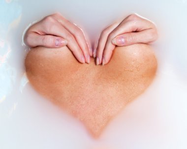 Heart from breast clipart