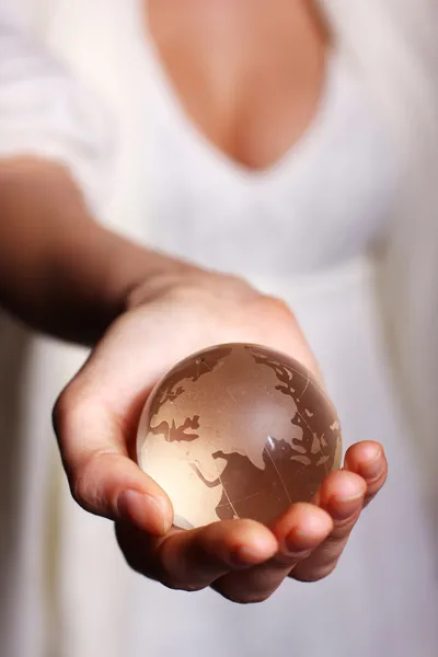 Take care about earth — Stock Photo, Image
