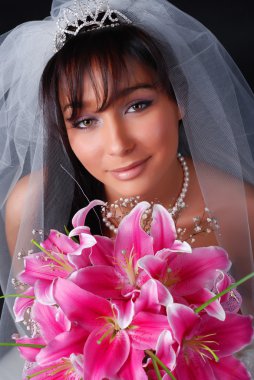 Young bride clipart