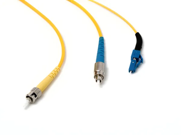 Connettori in fibra ottica — Foto Stock