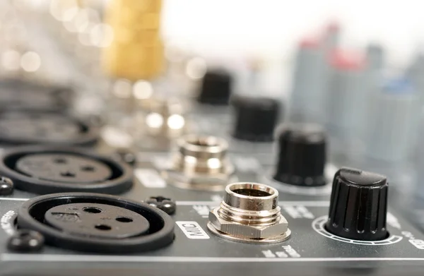 Console de mistura de áudio — Fotografia de Stock