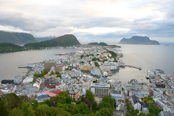 Alesund panorama. Norge – stockfoto