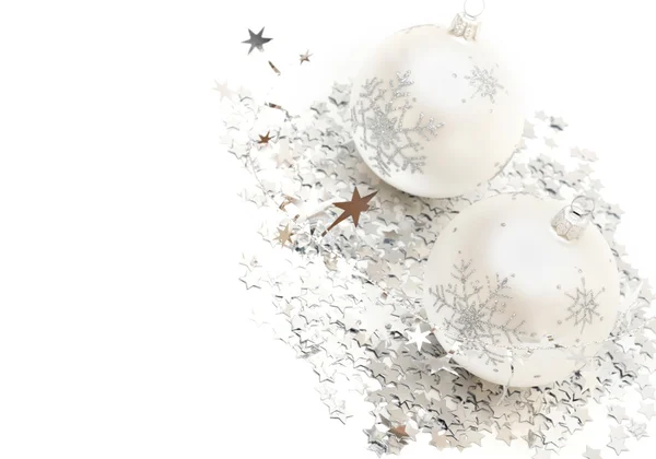 Noel baloları ve dekorasyonları — Stok fotoğraf