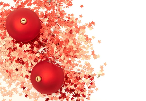 クリスマスボールと飾り — ストック写真