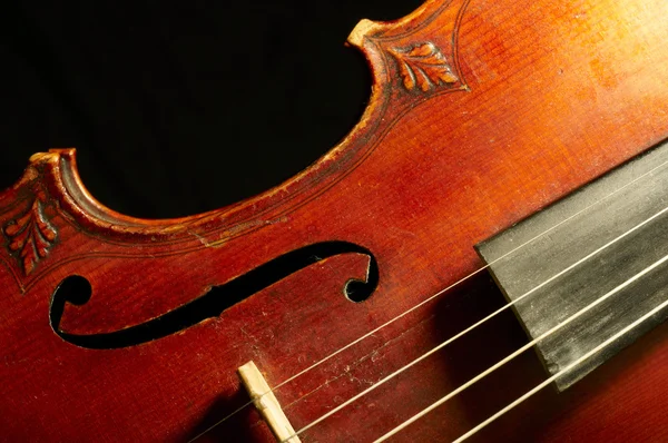 Teil der Vintage-Geige — Stockfoto