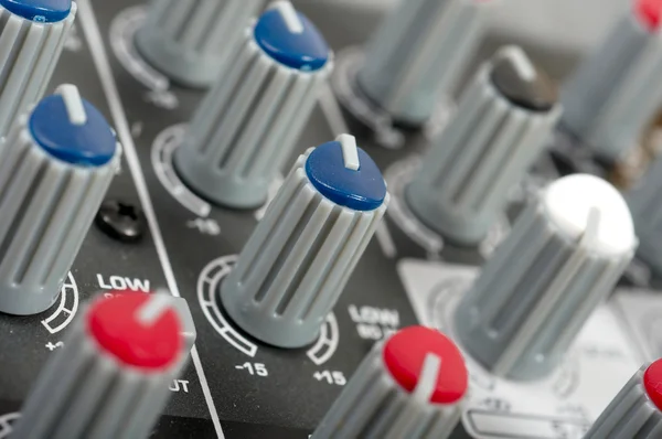 Audio control konsol — Stockfoto
