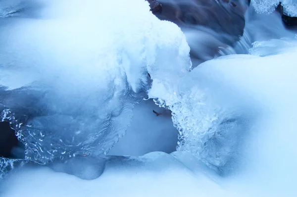 Icy river — Stockfoto