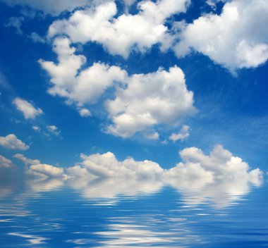 Mavi gökyüzü arkaplanı