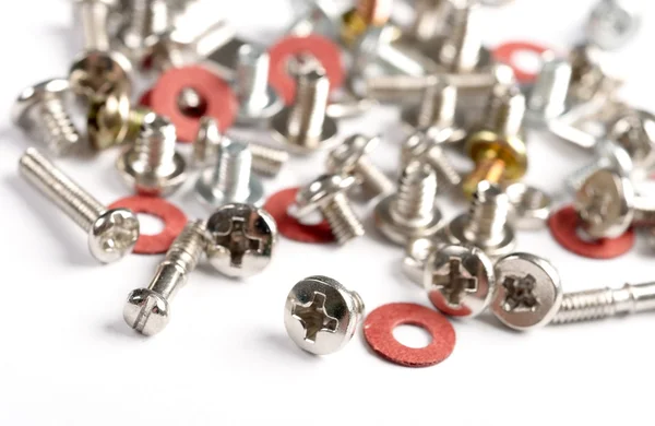 Screws, bolts and nuts — Stock Photo, Image