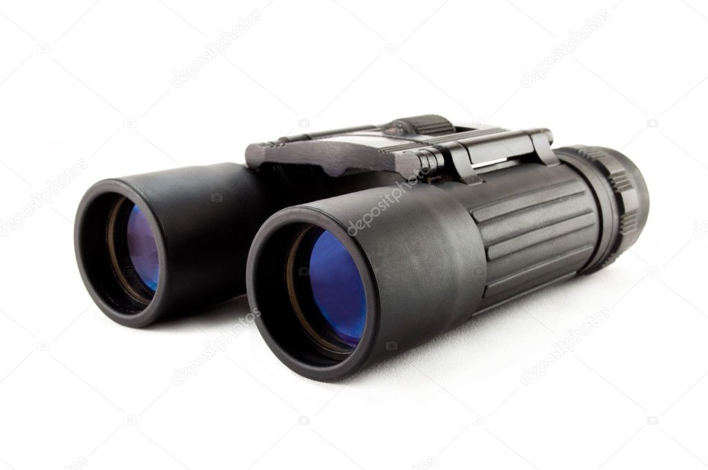 Black binoculars