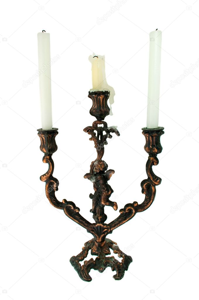 Medieval Floor Standing Candle Holders Old Time Candlestick