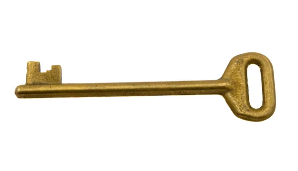 하얀 배경에 고립된 키 — 스톡 사진