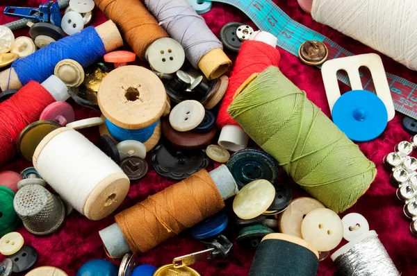 stock image Buttons and thread